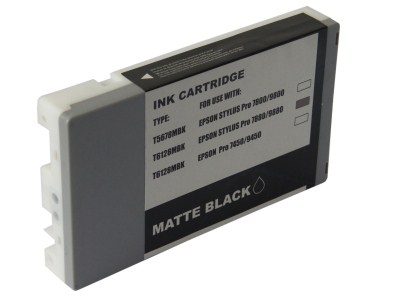 Epson T612800 Matte Black Pigment Inkjet Cartridge